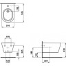 Биде подвесное LAUFEN KARTELL 8.3033.1.000.302.1